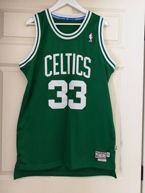 ❤️ Larry Bird Boston Celtics Adidas Swingman Jersey Mens